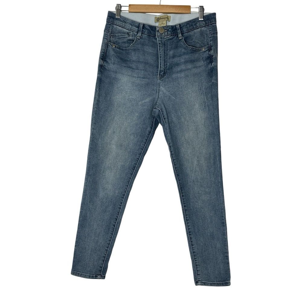 Democracy AB Technology Jeans Women Size 12 Stretch Skinny Medium Wash Pants